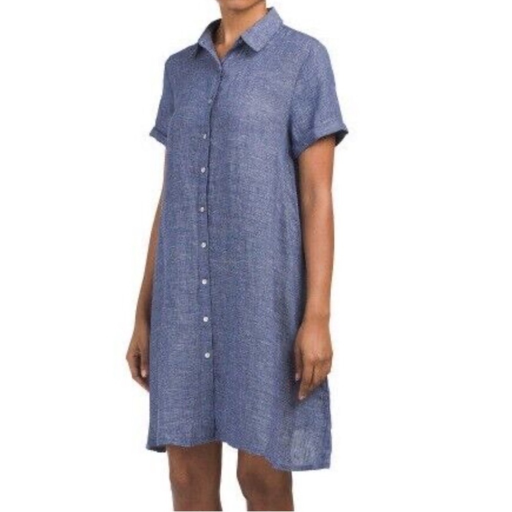 Tahari Women’s 100% Linen Dress